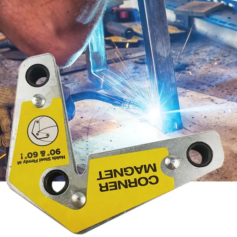 

60/90/120Â° Magnet Welding Locator Metal Magnetic Holder Weld Fixture Corner Clamp Fixer Welder Soldering Tool
