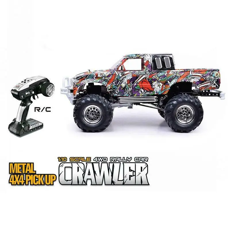 Радиоуправляемый пикап HG 1/10 4*4 граффити P407 раллийный автомобиль гоночный