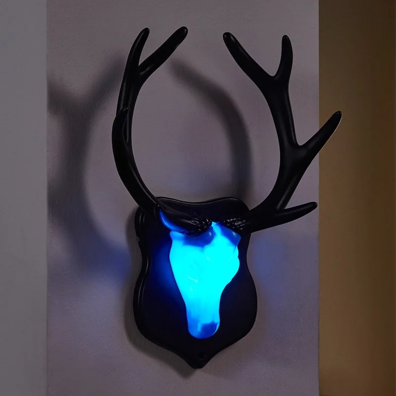 

LED deer headlights pass the wall light Nordic living room bedroom bedside light modern home decoration Indoor lighting