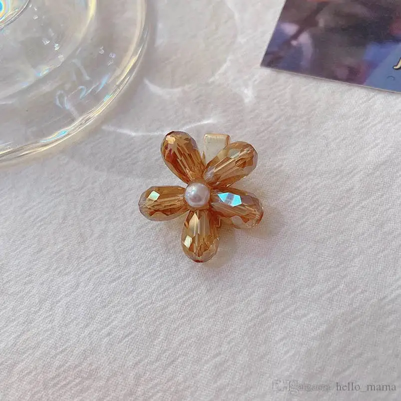 

Crystal Girls Hair Clips Princess Children Barrettes Fashion Pearl Kids BB Clip Girls Hair Accessories Hairclips