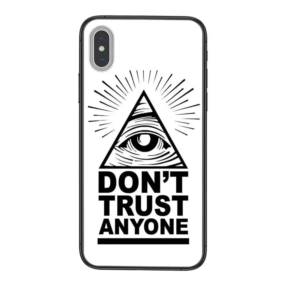 Пирамида треугольная Не доверяй никому для Galaxy Note 20 10 9 8 Lite Pro Ultra M51 M31 M30S A10 A10S A8 A7 A5