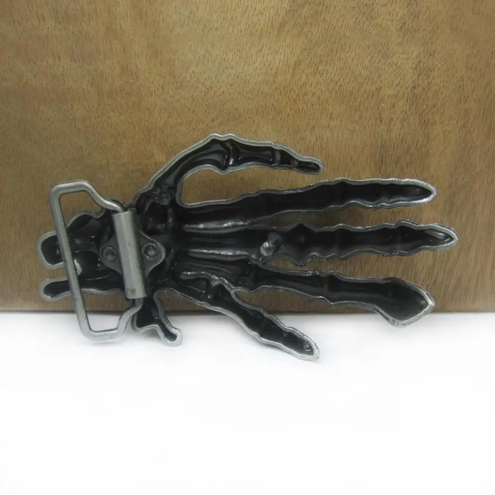 BuckleClub цинковый сплав рук скелета пряжка на ремешке FP-03610 ковбойский ремень в