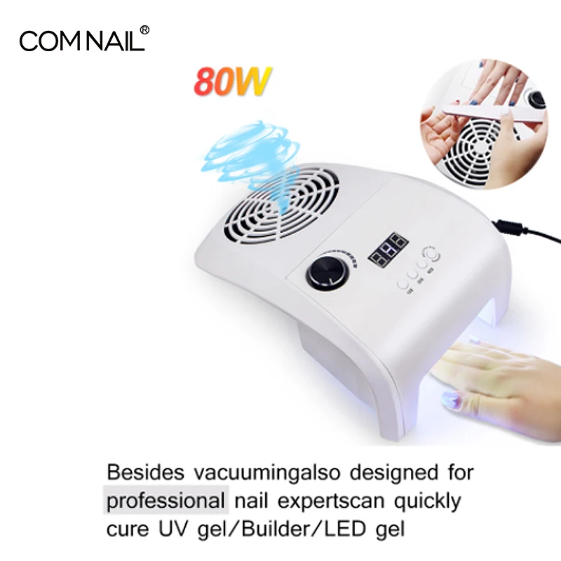 Адаптер 2-в-1 для ногтей машина Сборника Пыли &amp светодиодный леча светильник