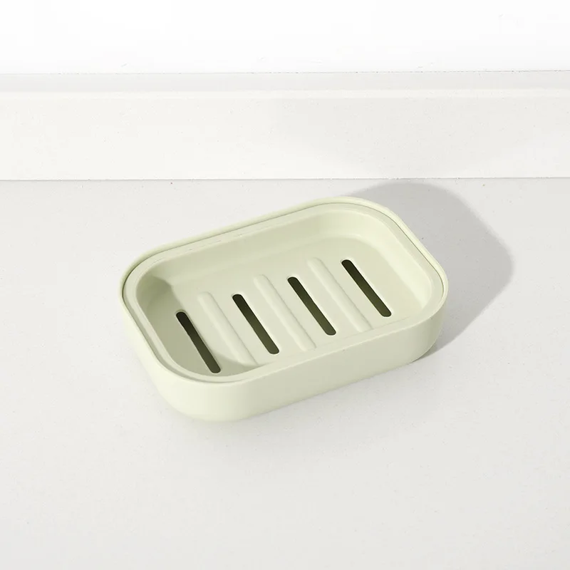 

Plastic Soap Box Dispenser Soap Rack Double Layer Bathroom Dish Plate Case Home Shower Travel Hiking Holder Container Soap Box