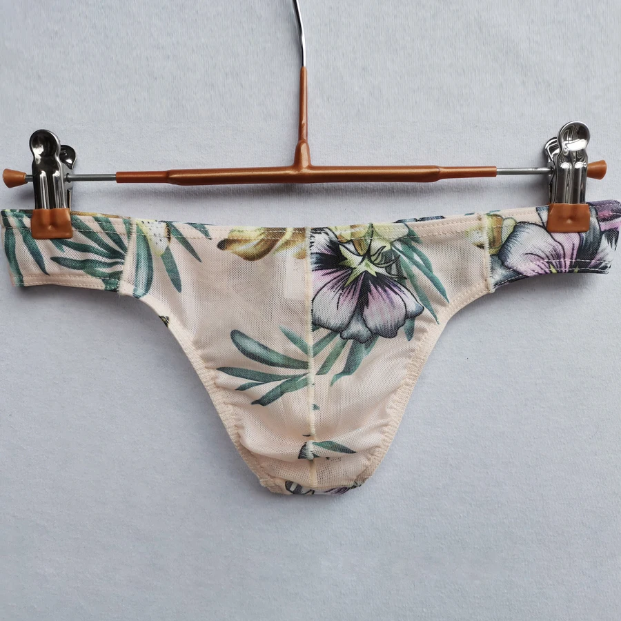 5 шт./лот сексуальное мужское нижнее белье прозрачные Трусы-стринги мужские