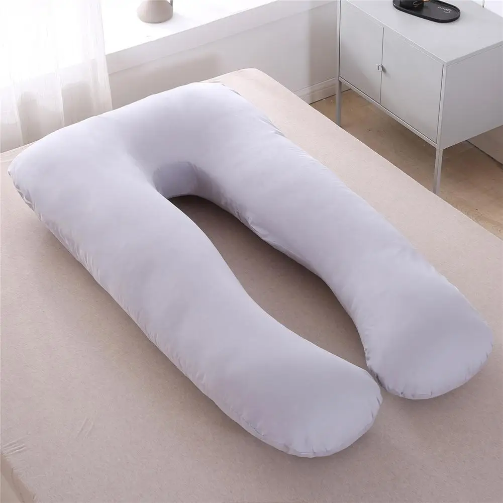

Multifunctional Pregnancy Pillow Cover Side Lying Pillow Cotton Comfortable U Shaped Maternity Body Removeable Pillow Case