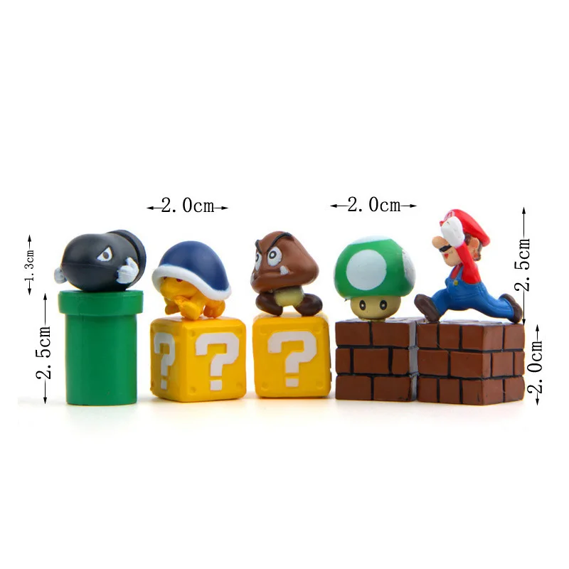 

Super Mario Refrigerator Magnet Home Decoration Ornaments Figurines Childhood Games Children's Toys Mario Magnets