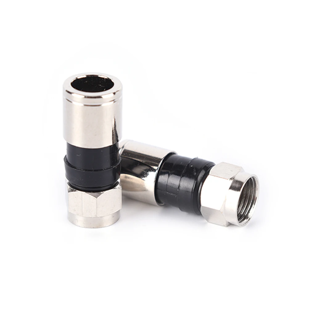 10 шт. RG6 F Тип компрессионный разъем высокое качество оснастки уплотнение для Sky