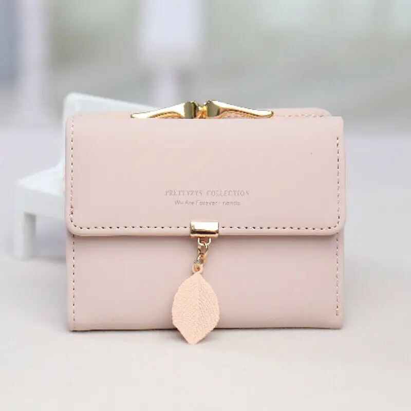 

2020 Women Ladies Envelope Leather Wallet Card Button Clutch Purse Short Handbag Casual Bag