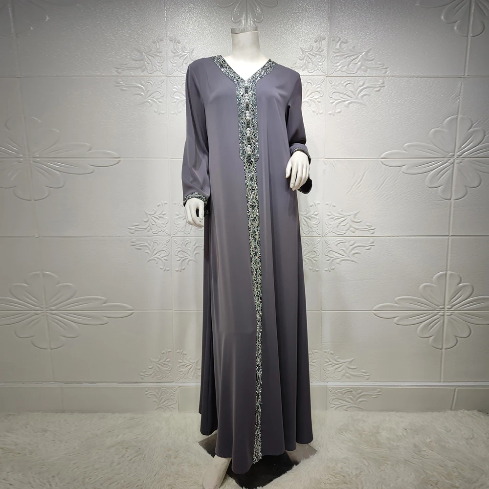 Kaftan Moroccan Caftan Dresses For Women Abaya Dubai Turkey Islam Muslim Dress Djellaba Robe Longue Vetement Musulmane Femme