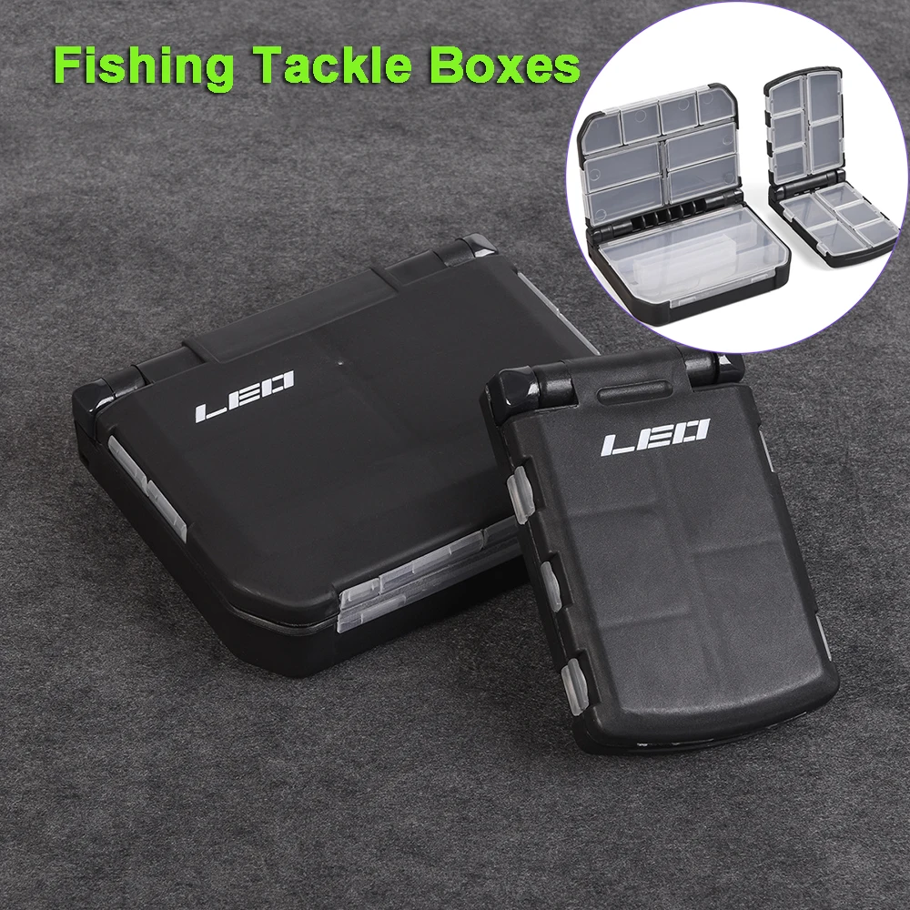 

Портативная полуавтоматическая приманка для рыбалки, отсеки, чехол для хранения, коробка, пластмассовая приманка для рыб, крючок, приманка, ...