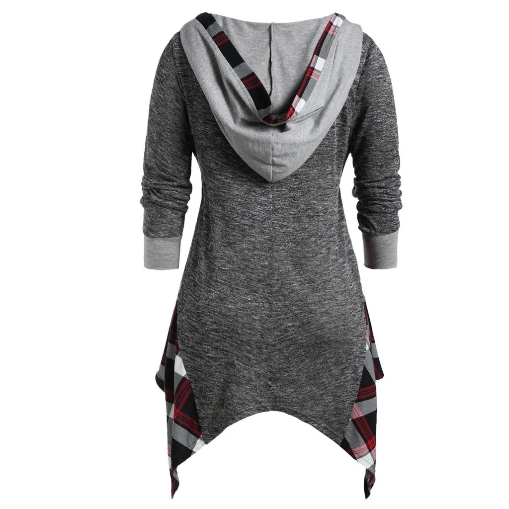 Vestidos ropa mujer зимнее платье для женщин плюс размер с капюшоном ассиметричная