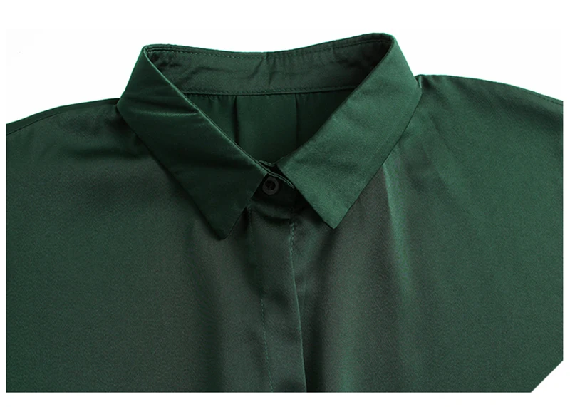 

[EAM] Wide Leg Pants Green Big Size Two Piece Suit New Lapel Half Sleeve Black Loose Fit Women Fashion Tide Spring Autumn 2021