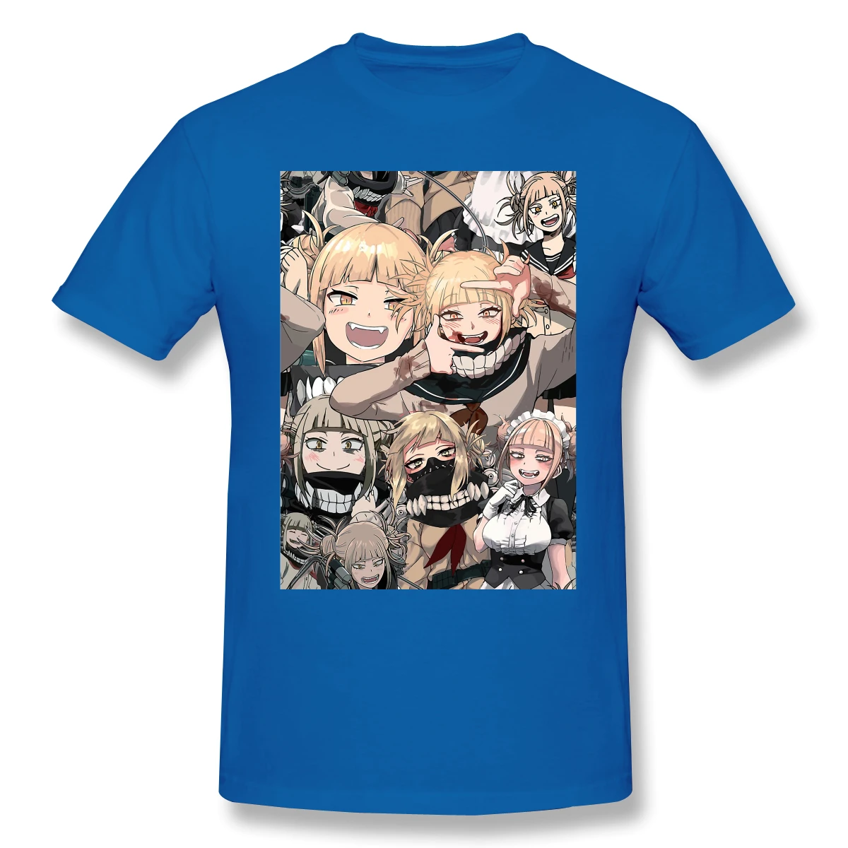 

Men Clothing My Hero Academia T-Shirt Himiko Toga Tribute Pattern Classic Fashion Short Sleeve