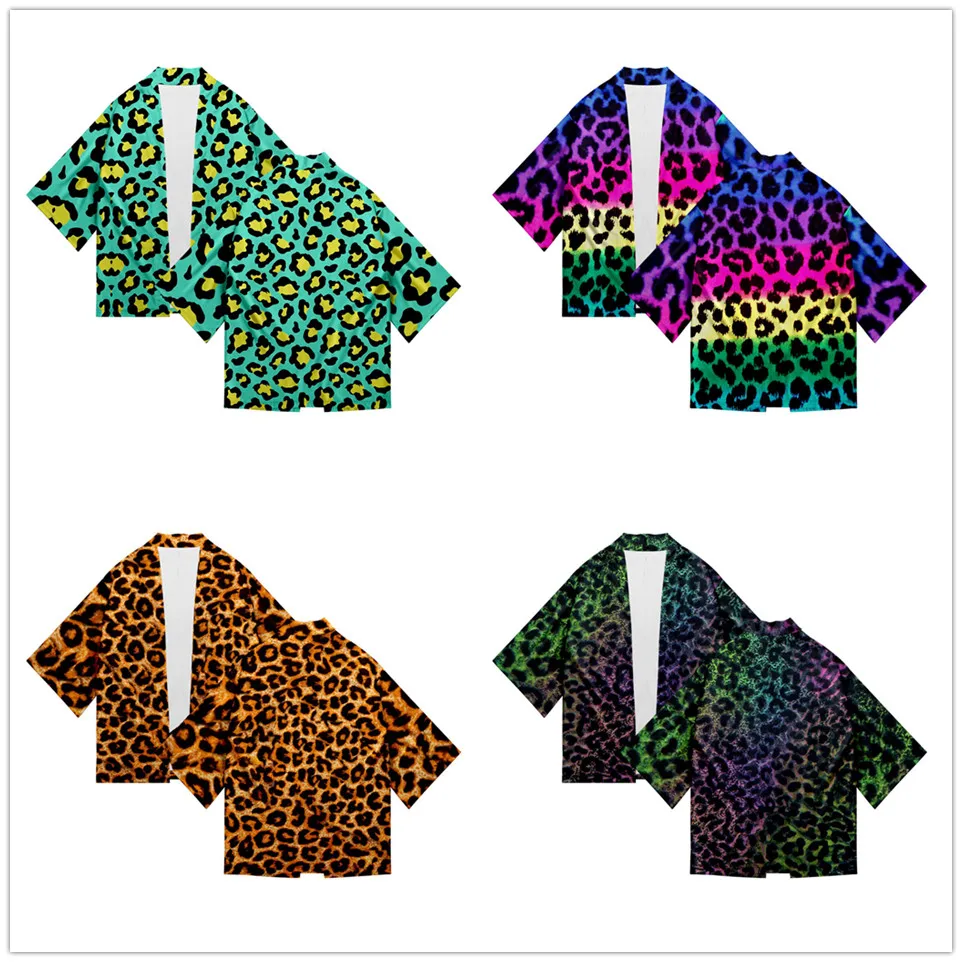 Cheetah Print Kimono