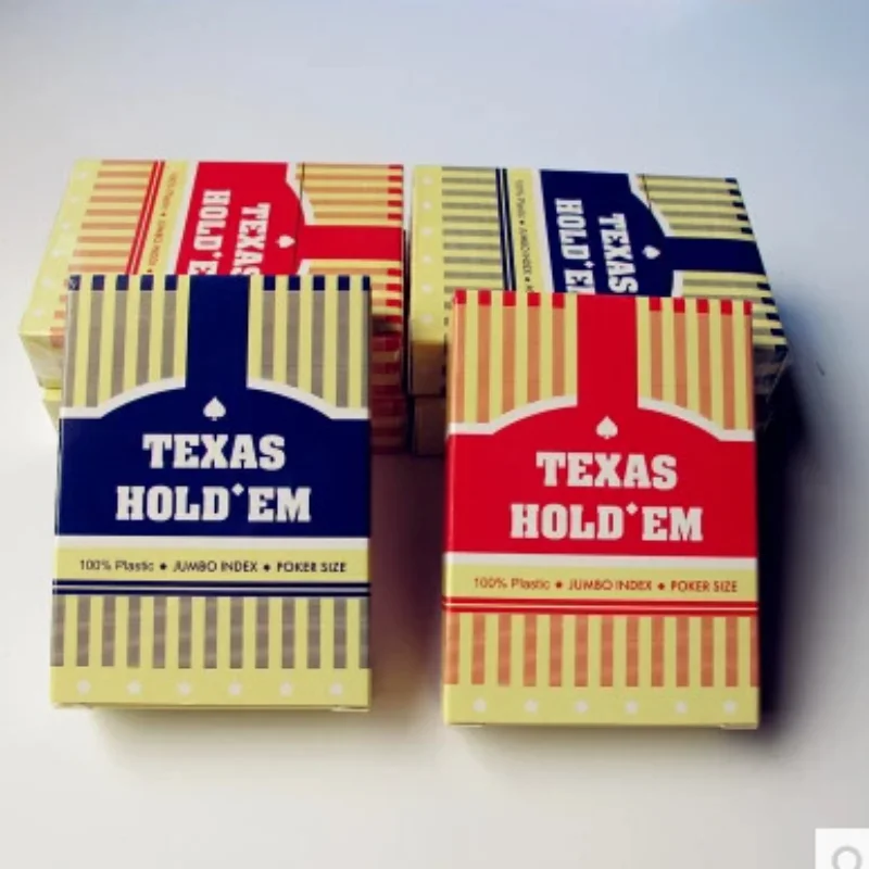 

Texas Plastic Card Frosted PVC Poker Wide Card Playing Card