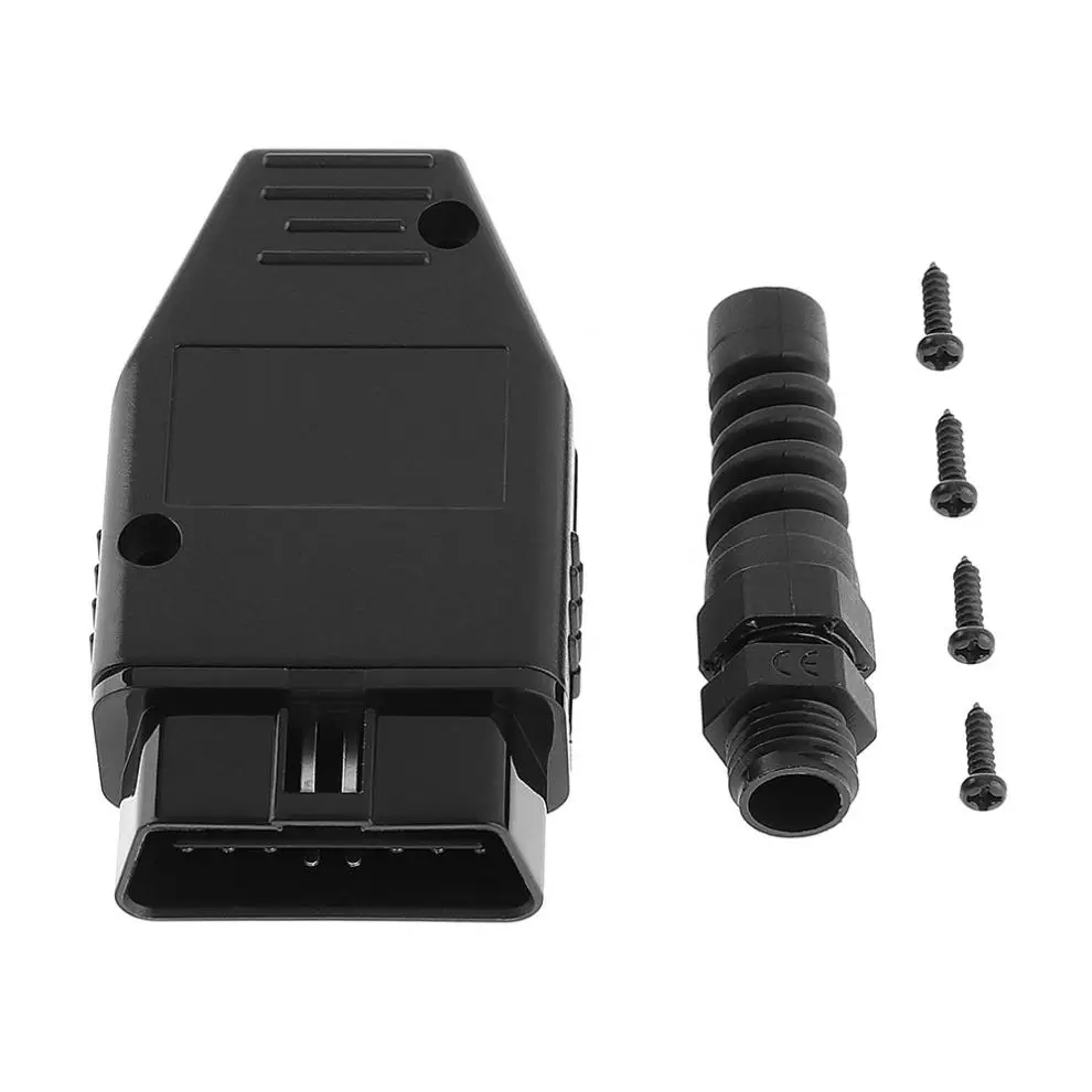 OBD II OBD2 16Pin мужской удлинитель открывающийся кабель авто диагностический