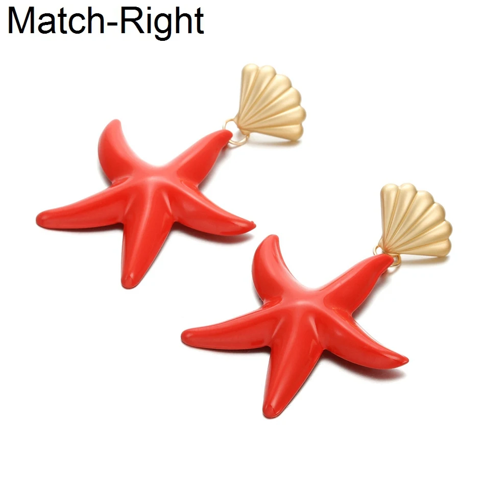 Женские массивные геометрические серьги Match Right корейские подвески в виде