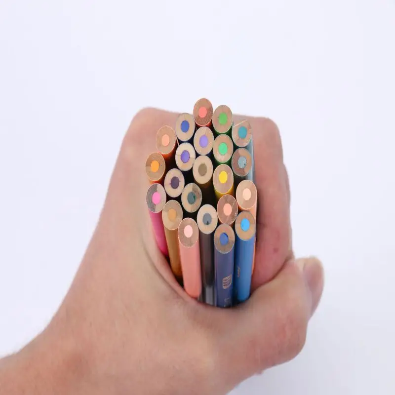 

120/160/180 Colors Oily Water-soluble Colored Pencil Set Sketch Soft And Bright Colored Pencil Kids Painting School Supplies