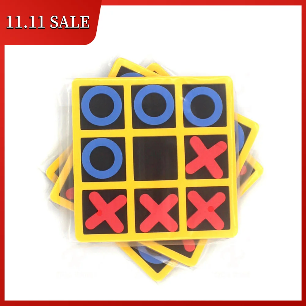 

Tic Tac Toe OX Chess Educational Toy EVA Cognitive Learning Strategy Games Toys Birthday Gift For Teens Toddlers Kids