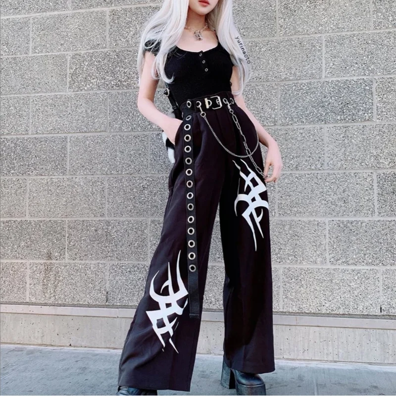 Imily повседневные расклешенные женские брюки с высокой талией асимметричный