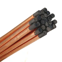5pcs round arc air gouging carbon rod bar 4 12mm welding dc gas gouging gun electrode graphite rods soldering supplies