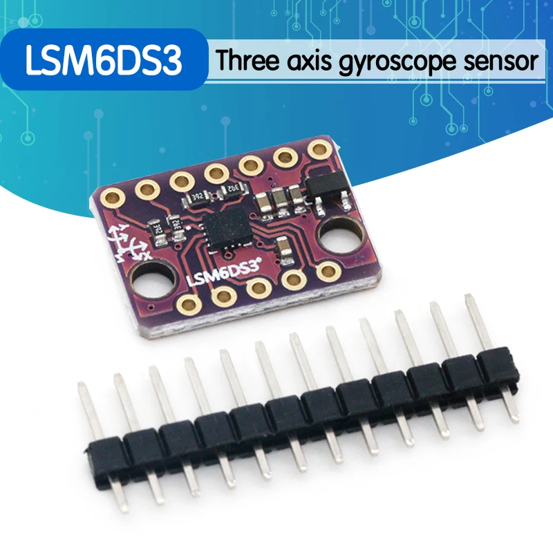 Акселерометр гироскоп LSM6DS3 встроенный модуль цифрового датчика температуры