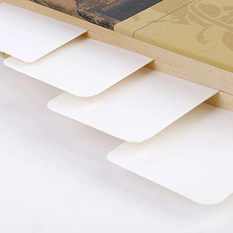 

100Pcs Playing Card Blank Hard Paper Card Paper DIY Board Game Postcard Handmade Wallpaper Postcards Message White Card 9*5CM