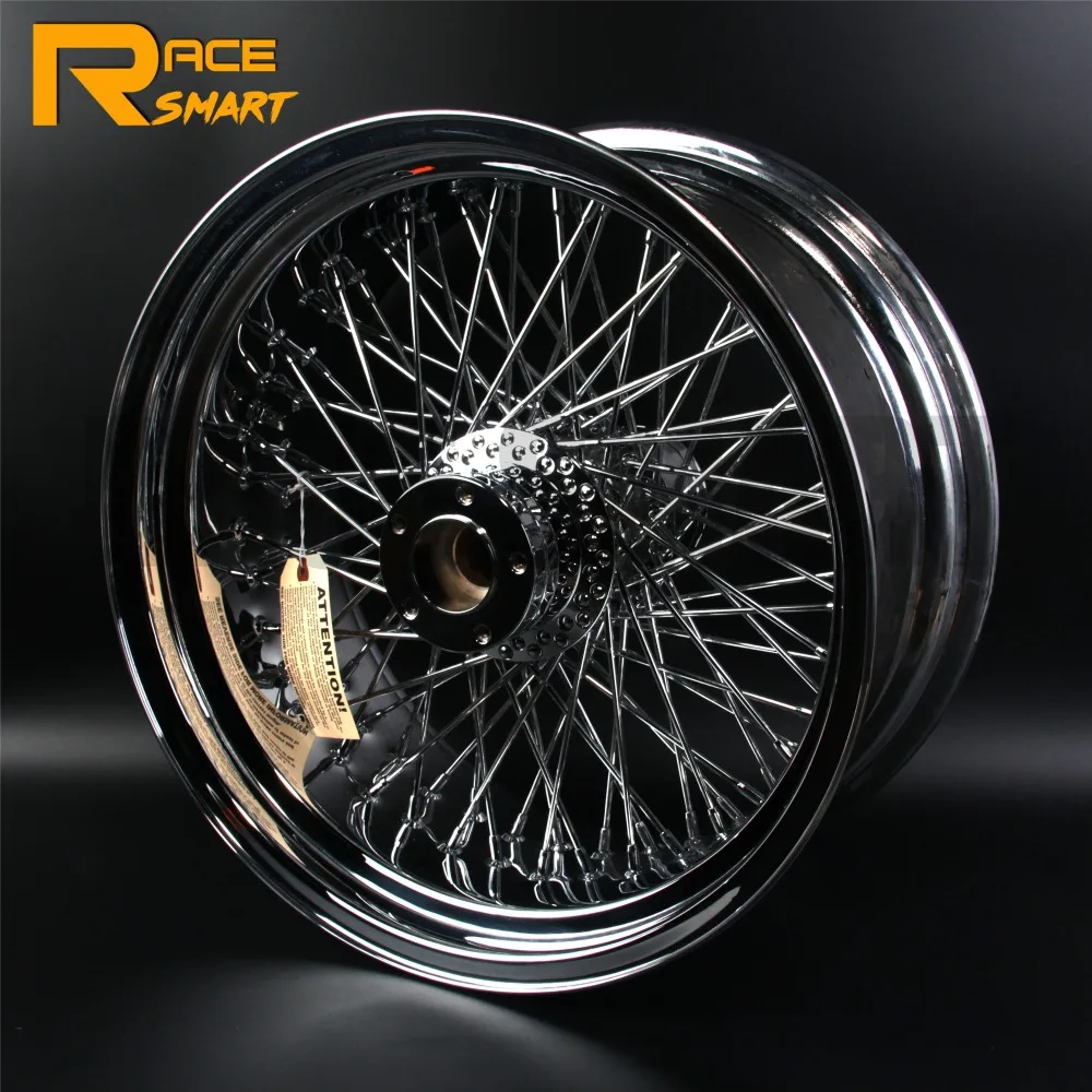 Мотоцикл 1" x8.5" Хром задние колеса диски для Harley Davidson FLSTC FAT BOY мотоциклы аксессуары модификация колеса диски
