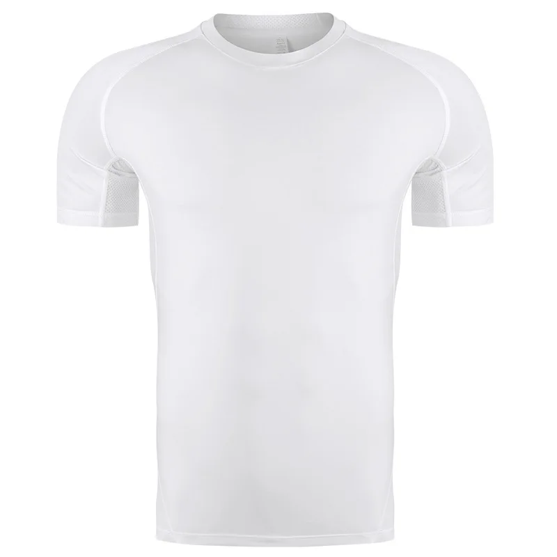 

Fitness Clothes Men's High Elastic Black Quick-Drying T-shirt Outdoor Violently Sweat Running Short Sleeve Sportswear