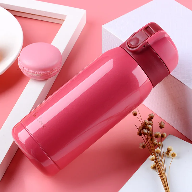 380 мл Портативный термос кружка воды Нержавеющая сталь с двойными стенками из