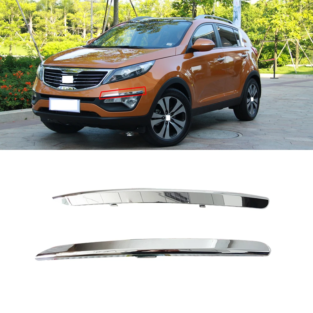 CAPQX для Kia Sportage R 11 15 ABS хромированный передний противотуманный светильник с