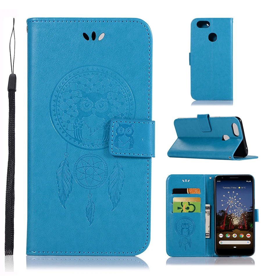 2021 Coque для Google Pixel 3A XL Чехол-Кошелек С Откидывающейся Крышкой и отделением карт