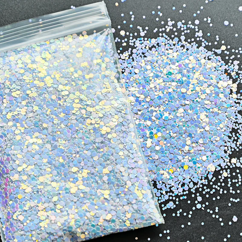 

50G Chameleon Colors Change Nail Flakes Sequins ,Hexagon Nail Art Patch Decal,Manicure Mix-Paillette DIY PD&Sequins Decorations
