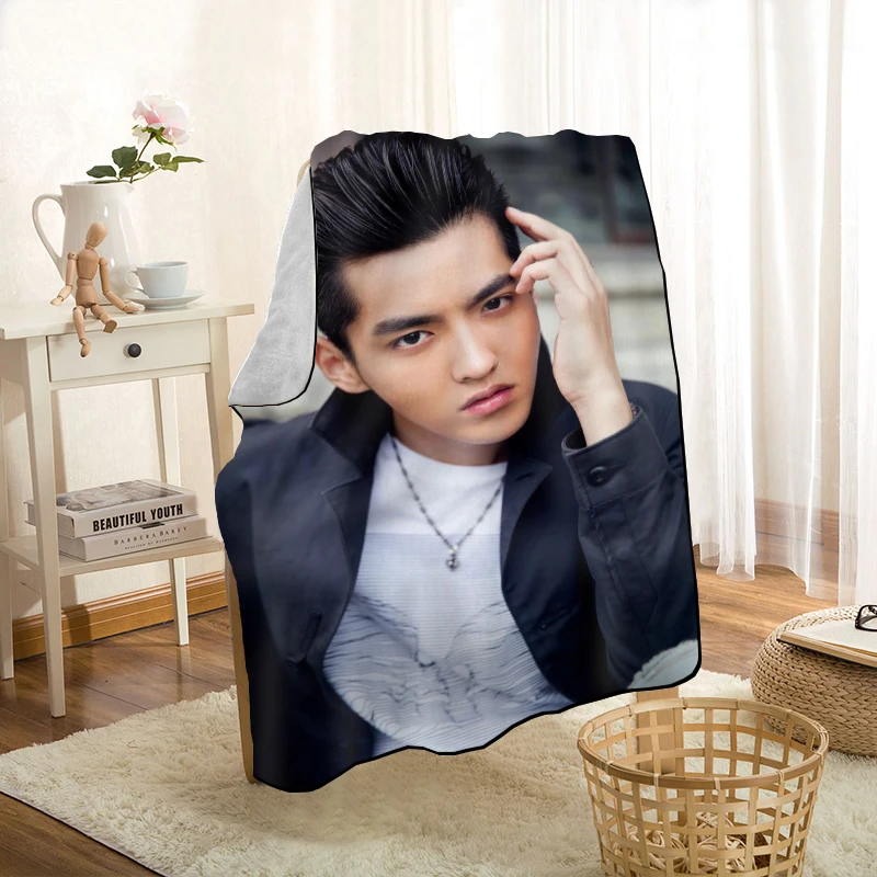 На заказ KPOP KRIS одеяло одеяла на s диван/кровать/автомобиль портативный 3D для детей