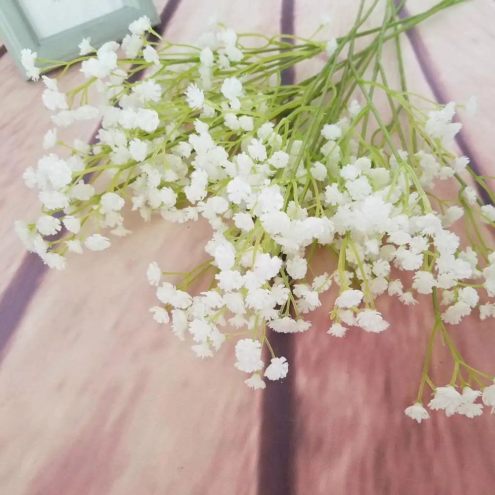 

1 Pc Gypsophila Fake Plastic Artificial Flower Wedding Bridal Party Home Decor