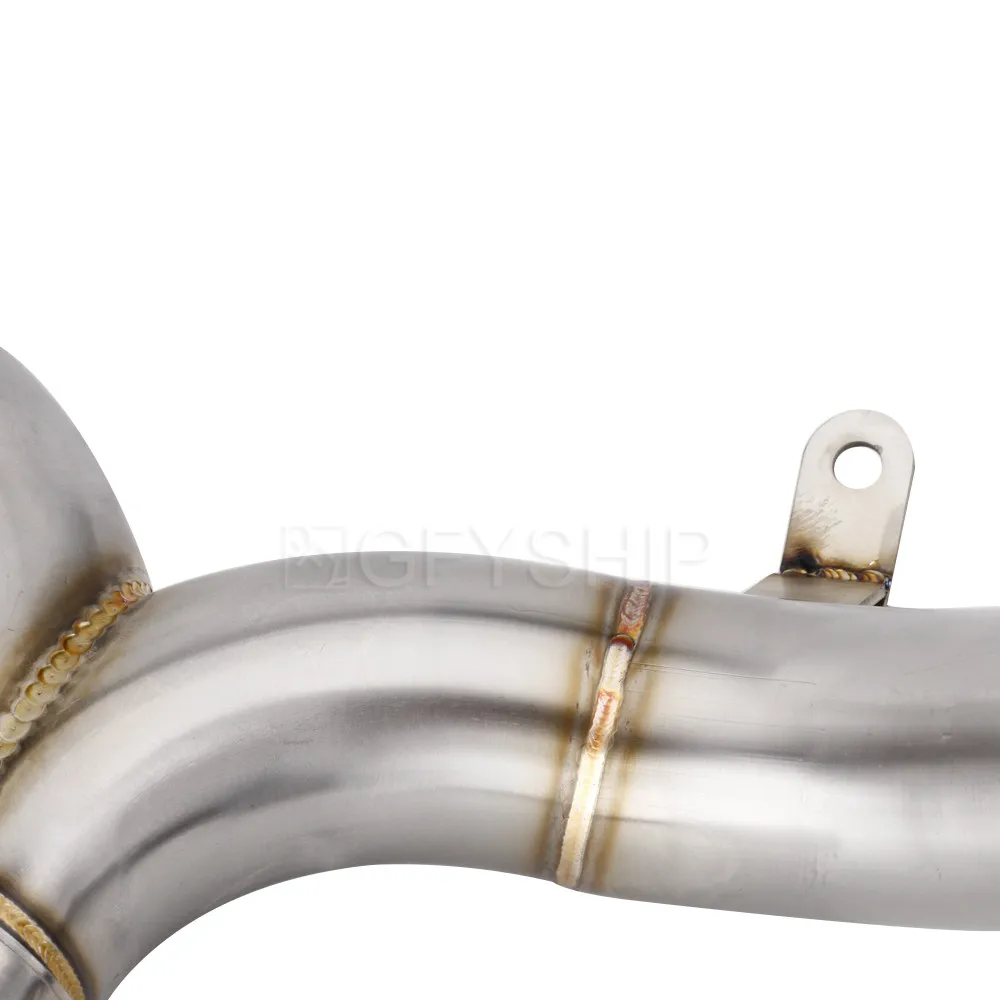 

For Ducati Multistrada 1200 / S 2010 2011 2012 - 2014 Multistrada 1200 Escape Decat Pipe Motorcycle Exhaust Catalyst Delete Pipe