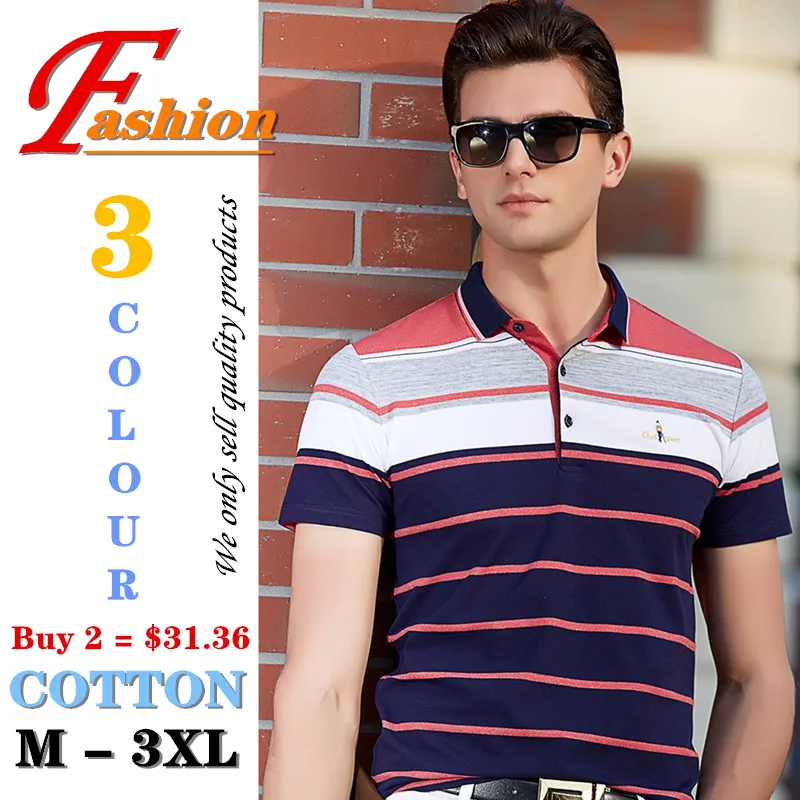 

Рубашка-поло мужская с коротким рукавом, Высококачественная мягкая дышащая удобная сорочка из хлопка, не скатывается, деловая Повседневная...