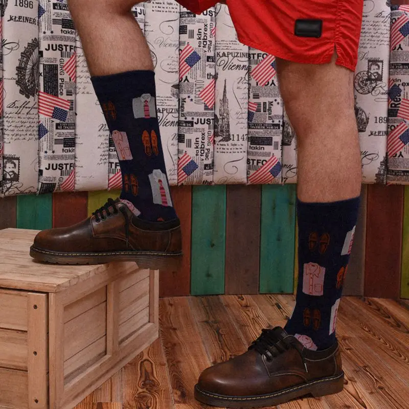 2019 чулки зимние дышащие теплые женские часы со штампами креативные Повседневные