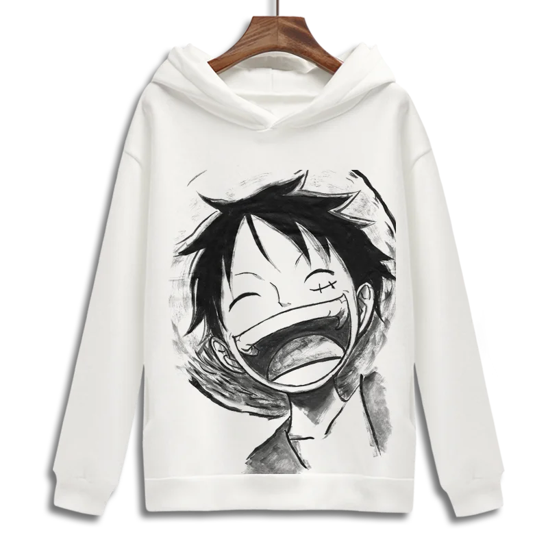 Толстовка с капюшоном и изображением персонажей мультфильма Большой куш ророноа