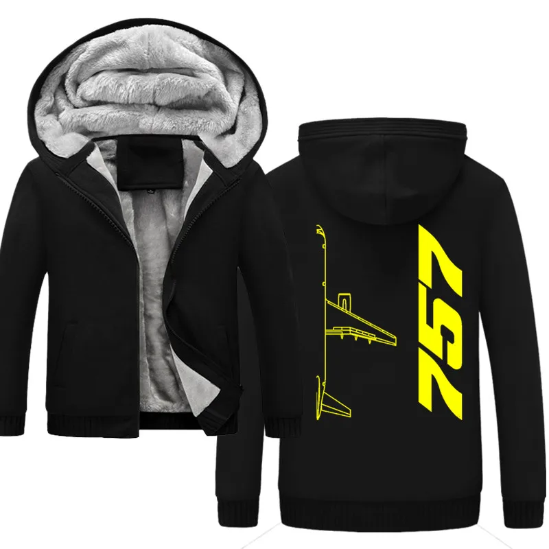 

Boeing 757 hoodie men Winter Warm Thick Sweatshirt Hoody men sweetshirts sudaderas para hombre harajuku
