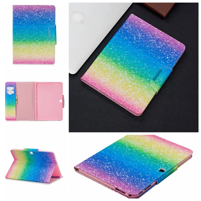 

SM-T530 Case For Samsung Galaxy Tab 4 10.1" T530 T531 T533 T535 Cover Funda Tablet Fashion Painted PU Leather Stand Shell Capa