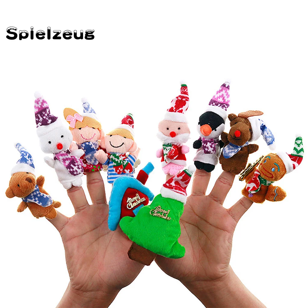 10 шт. история раз милый Рождество Санта Клаус и Друзья детские плюшевые куклы