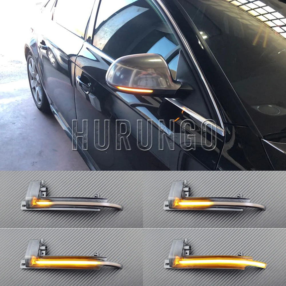 Динамический зеркальный светильник Blinker для Audi A3 8P A4 A5 B8 Q3 A6 C6 4F S6 светодиодный
