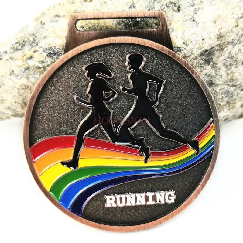 Медаль для бега металлическая медаль соревнований по треку и площадке марафон