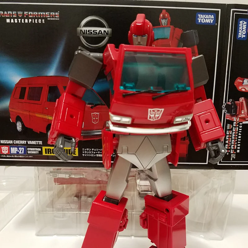 Takara Tomy Трансформеры G1 MP 27 MP27 Ironhide с подставкой для ремонта и аксессуарами