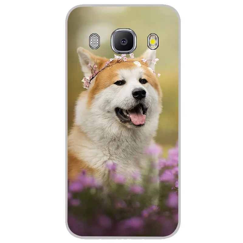 Силиконовые чехлы с забавной собакой Сиба ину для Samsung Galaxy J2 J4 Core J6 Plus J7 Prime Duo Max TPU