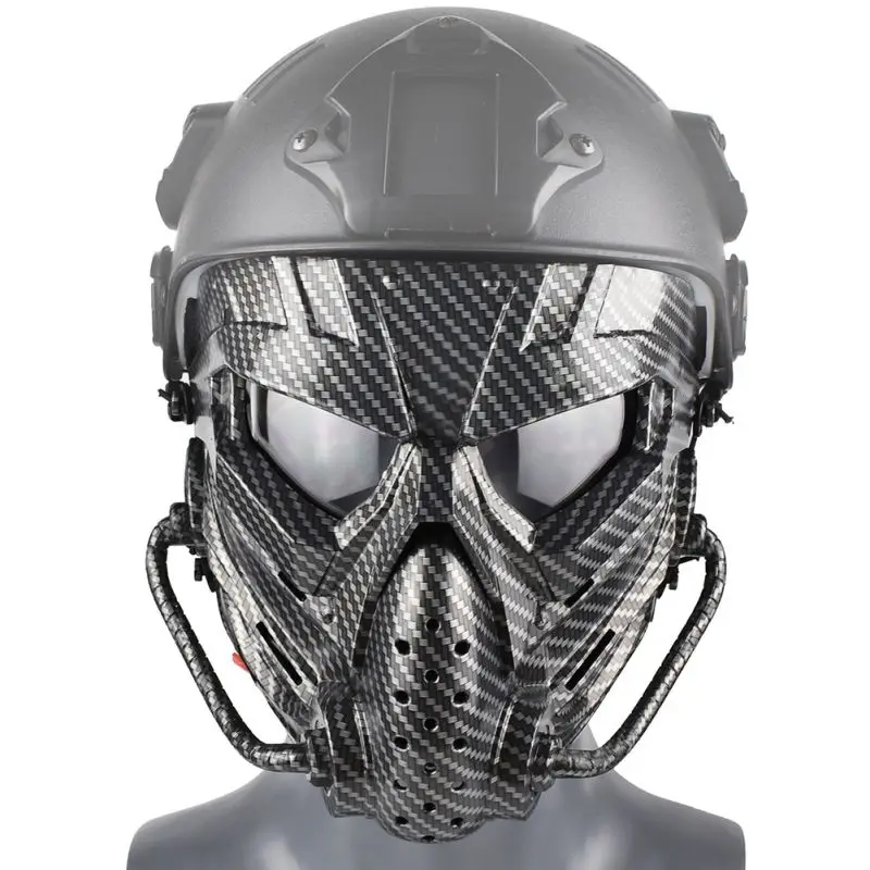 

Airsoft Paintball Skull Tactical Mask Outdoor Shooting Hunting Military CS Field Mask Full Face Protections Cycling Masks