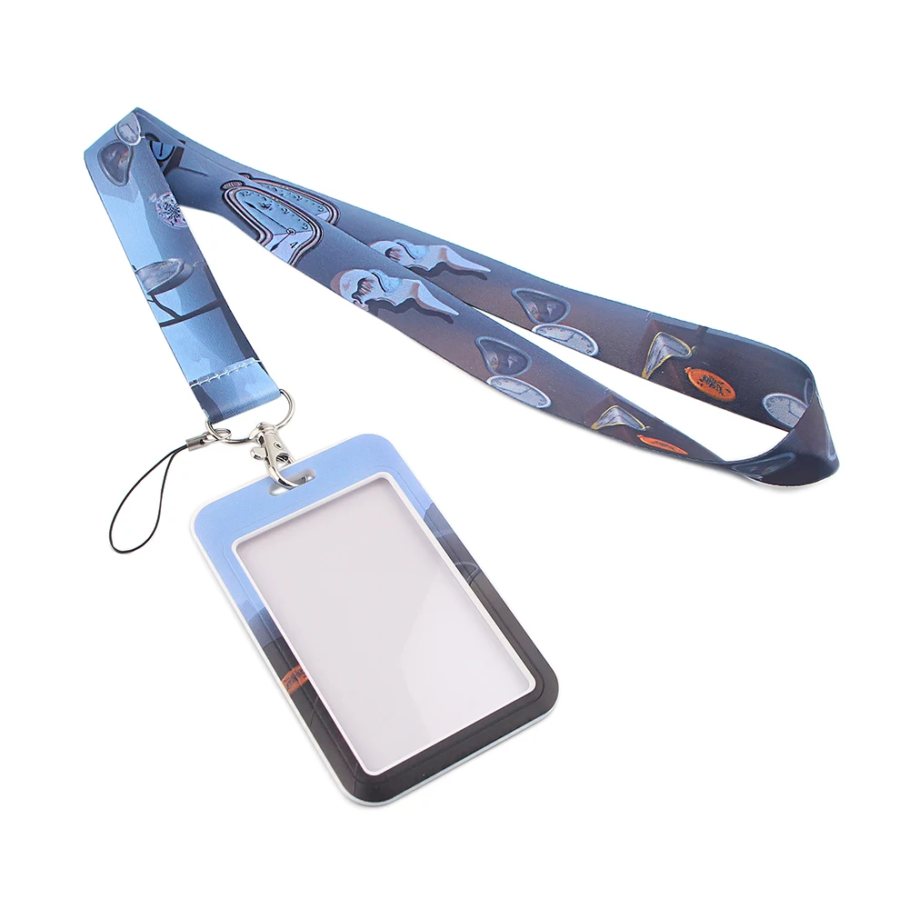 

PF181 Dongmanli Time art Lanyard Key Ring Holders Badge ID Lanyards Mobile Phone Rope Keychain Neck Straps Accessories Gift