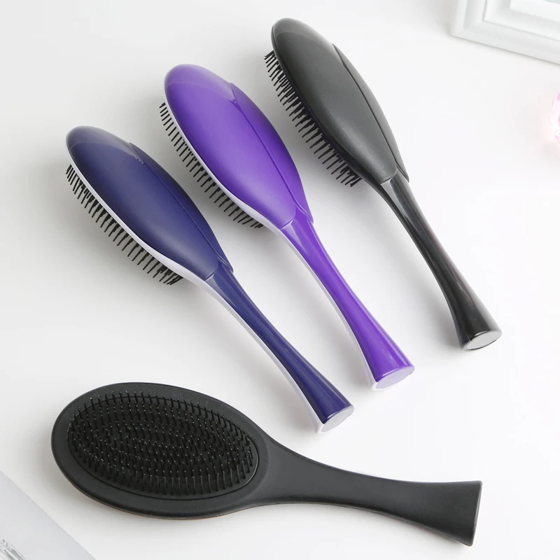 Расческа для волос Dark Queen овальная Массажная расческа укладки с защитой от узлов